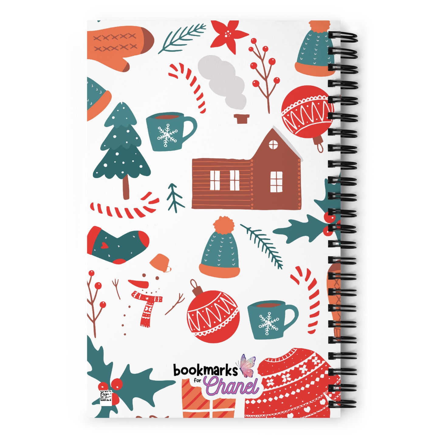 Cozy Christmas Spiral Notebook