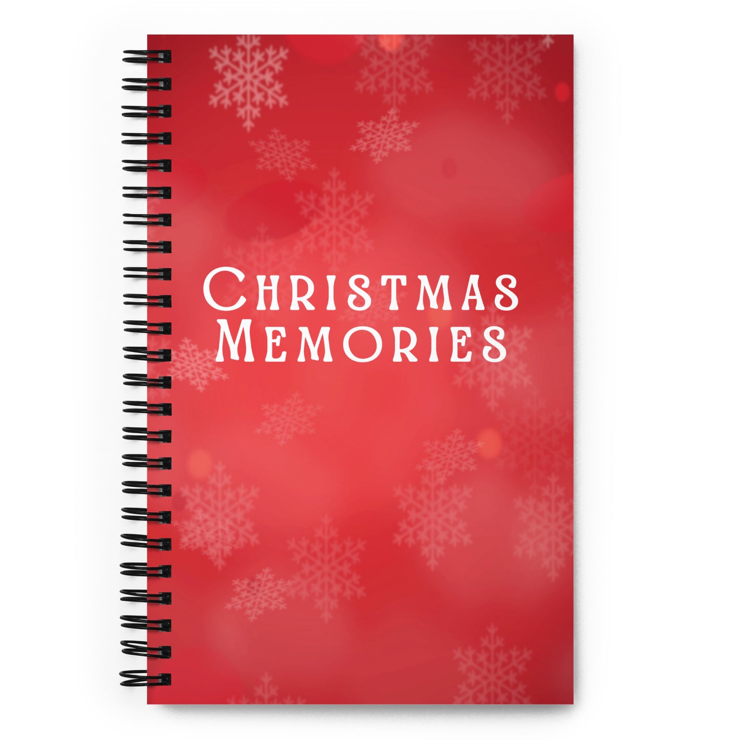 Christmas Memories Spiral Notebook